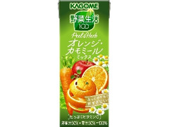 カゴメ 野菜生活100 Peel＆Herb オレンジ・カモミールミックス パック200ml