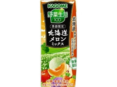 カゴメ 野菜生活100 北海道メロンミックス リーフパック パック195ml