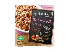 カゴメ 押し麦ごはんで ボローニャ風リゾット 商品写真