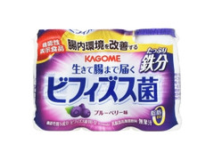 生きて腸まで届くビフィズス菌 鉄分 ブルーベリー味 パック100ml×3