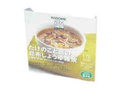 カゴメ たけのこと茸の昆布しょうゆ雑炊 商品写真