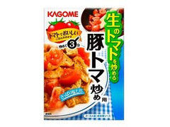 カゴメ トマトでおいしいごはんのおかず 豚トマ炒め 商品写真