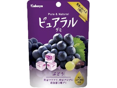 カバヤ ピュアラルグミ ぶどう 袋45g