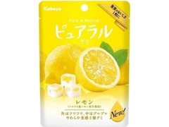 カバヤ ピュアラルグミ レモン 袋45g