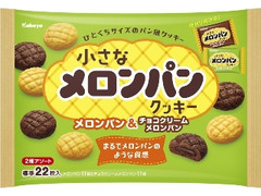 カバヤ 小さなメロンパンクッキー メロンパン＆チョコクリームメロンパン 袋180g