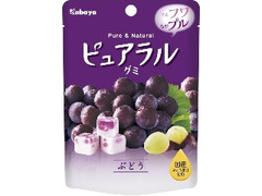 カバヤ ピュアラルグミ ぶどう 袋45g