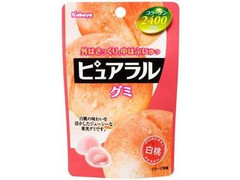 カバヤ ピュアラルグミ 白桃 袋50g