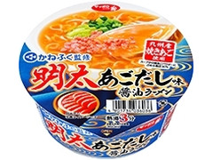 サッポロ一番 かねふく監修 明太あごだし味 醤油ラーメン 商品写真