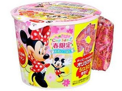 ディズニーキャラクター CUPFAN！！ ミッキー＆amp；ミニー しょうゆ味ラーメン オリジナルシュシュ付き カップ39g