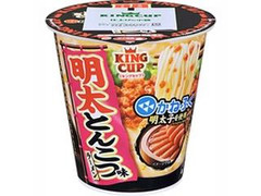 サッポロ一番 KING CUP 明太とんこつ味ラーメン かねふく明太子使用 商品写真