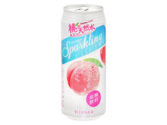 桃の天然水 スパークリング 缶490ml