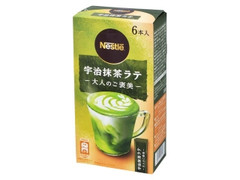 宇治抹茶ラテ 大人のご褒美 箱10.1g×6