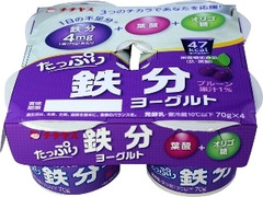 チチヤス たっぷり鉄分ヨーグルト カップ70g×4