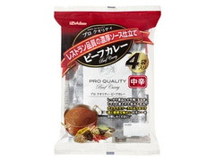 プロクオリティ ビーフカレー 4袋入り 中辛 袋170g×4