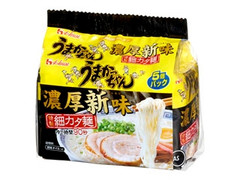 ハウス うまかっちゃん 濃厚新味 特製細カタ麺 袋84g×5