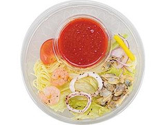 ローソン 魚介の冷製生パスタ トマトソース 商品写真