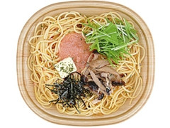 ローソン 茨城の水菜・しめじ和風たらこパスタ 商品写真