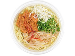 レンジ担々麺