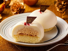 ローソン Uchi Cafe’ SWEETS 白いクリスマスケーキ ホワイトチョコレートムース＆プラリネクリーム