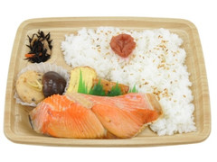 ローソン 新潟コシヒカリ 直火焼熟成紅鮭弁当 商品写真