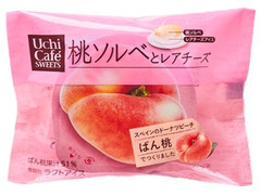 ローソン Uchi Cafe’ SWEETS 桃ソルベとレアチーズ