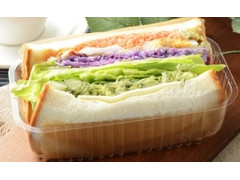 ローソン 1食分の野菜が摂れるサンド 6種野菜とチキン 商品写真