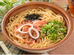 ローソン 大盛 イカの明太子クリームパスタ