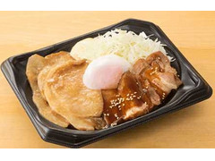 ローソン まちかど厨房 焼豚＆生姜焼き丼 商品写真