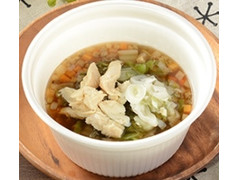 ローソン NL 鶏ささみと6種野菜のもち麦スープ 商品写真