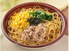 ローソン 大盛 ツナとコーンの和風醤油パスタ マヨネーズ付き 商品写真