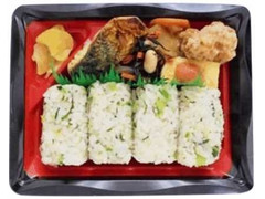 ローソン 俵むすび弁当 菜飯と焼さば 商品写真