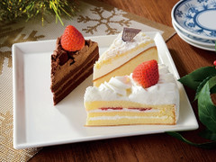 ローソン Uchi Cafe’ SWEETS クリスマス 3種のケーキ 商品写真
