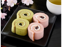 ローソン 桜と抹茶のロールケーキ 商品写真