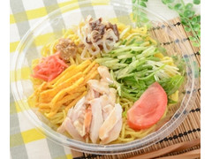 ローソン しっとり鶏チャーシューの冷し中華 胡麻だれ