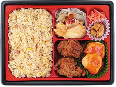 ローソン 炒飯＆唐揚弁当 商品写真