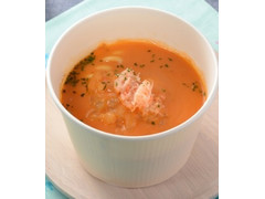 ローソン もっちりパスタ 魚介のトマトクリームスープ 商品写真