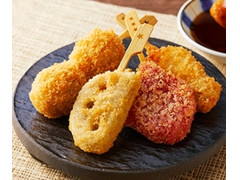 ローソン 串カツ田中ソース使用 串カツ盛合せ 豚玉 うずら卵 紅ショウガ れんこん