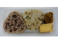 ローソン 赤飯と野沢菜昆布おにぎり 商品写真