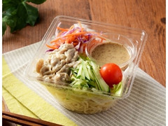 ローソン 豚しゃぶのパスタサラダ 胡麻ドレッシング