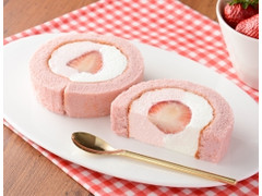 ローソン Uchi Cafe’ いちごみるくロールケーキ 商品写真