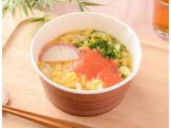 ローソン ちょい麺 明太かきたまうどん 商品写真