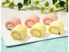 ローソン Uchi Cafe’ ミニロールアソート カスタード＆ストロベリー 商品写真