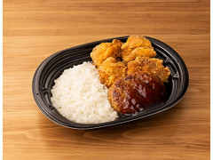 ローソン まちかど厨房 ハンバーグと鶏唐揚げ弁当