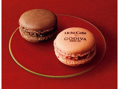 ローソン Uchi Cafe’ × GODIVA マカロン ショコラ＆フランボワーズ