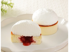 ローソン Uchi Cafe’ プレミアム濃厚生チーズケーキ いちご 商品写真