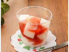 ローソン Uchi Cafe’ もっちりミルクわらび とろ～り苺 商品写真