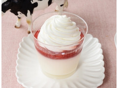 ローソン Uchi Cafe’ いちごミルクプリン 商品写真