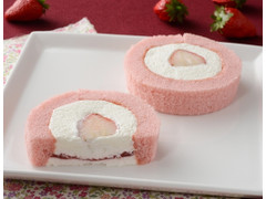 ローソン Uchi Cafe’ いちごのロールケーキ いちごソース入り 商品写真