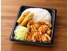 ローソン 揚げ餃子＆春巻弁当