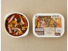 ローソン たっぷり野菜とペンネのトマト煮 商品写真